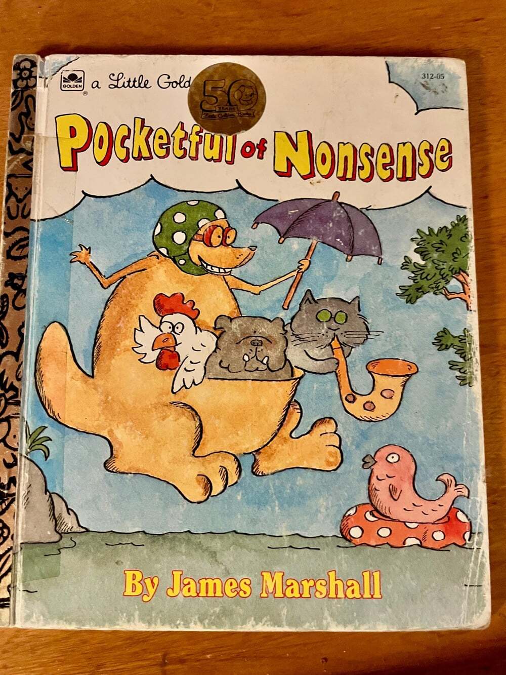 Animal Orchestra | Vintage 1992 Little Golden Book | 50th Anniversary Edition |